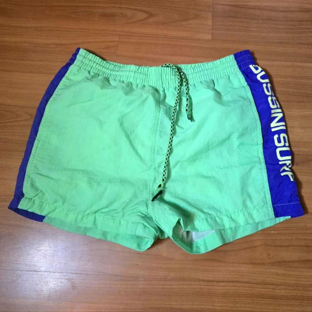 Bossini Green and Blue Swim Shorts Medium